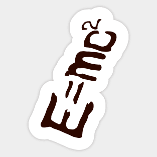 E=mc2 Sticker